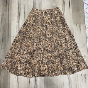 VTG Jones New York Skirt Womens Size 4 Silk Casual‎ Career Elegant Light Flowy